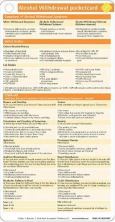 Alcohol Withdrawal Pocketcard