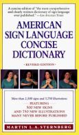 American Sign Language Concise Dictionary - cover photo