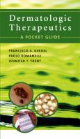 Dermatologic Therapeutics: A Pocket Guide - cover photo