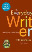 Everyday Writer with Exercises with MLA Update. - cover photo