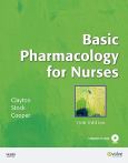 Basic Pharmacology for Nurses. Text with CD-ROM for MacIntosh and Windows - cover photo