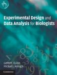 Experimental Design and Data Analysis for Biologists - cover photo