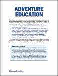 Adventure Education: Theory and Applications - cover photo