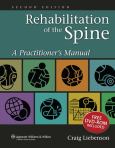 Rehabilitation of the Spine: A Practitioner's Manual. Text with DVD - cover photo
