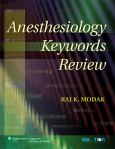 Anesthesiology Keywords Review. Text with Internet Access Code - cover photo