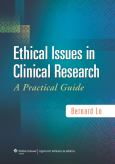 Ethical Issues in Clinical Research: A Practical Guide - cover photo