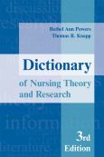 Dictionary of Nursing Theory and Research - cover photo