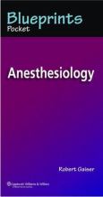 Blueprints Pocket Anesthesiology - cover photo