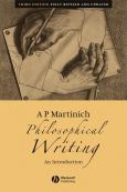 Philosophical Writing: An Introduction - cover photo