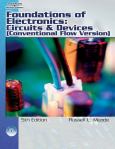 Foundations of Electronics: Circuits and Devices Conventional Flow. Text with CD-ROM for Macintosh and Windows - cover photo