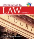 Introduction To Law. Text with CD-ROM for Windows - cover photo