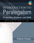 Introduction to Paralegalism: Perspectives, Problems, and Skills. Text with CD-ROM for Windows - cover photo