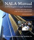 NALA Manual for Paralegals and Legal Assistants - cover photo