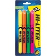 Avery Hi-Liter Pen Style 4Pk