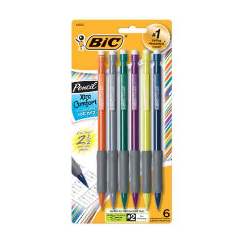 Bic Matic Grip Pencil 7Mm 6Pk (SKU 10836422215)