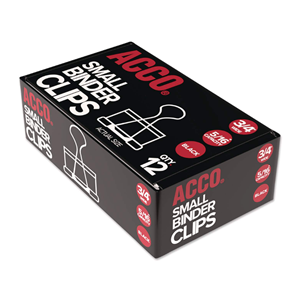 BINDER CLIPS ACCO SMALL