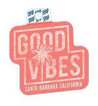 BLUE 84 STICKER GOOD VIBES