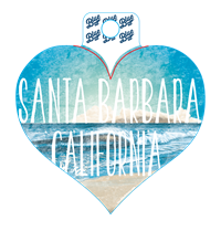 BLUE 84 STICKER HEART SURF