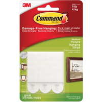 COMMAND PICTURE HANGE STRIPS MEDIUM