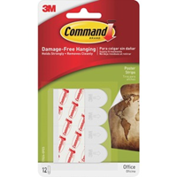 COMMAND POSTER STRIPS 12 PK