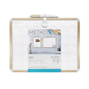 DRY ERASE BOARD MAGNETIC MONTHLY U-BRAND 11 X 14