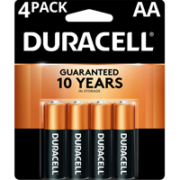 Duracell Aa 4Pk Coppertop Batteries