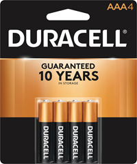 Duracell Aaa 4Pk Coppertop Batteries