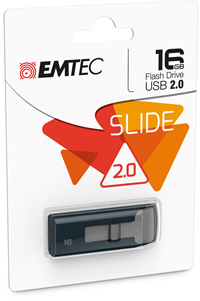 Emtec 16Gb  Slide Usb 2.0 Flash Drive