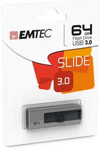 Emtec 64Gb Slide Usb 3.0 Flash Drive