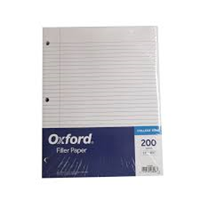 Filler Paper College Ruled 200