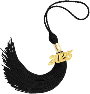 GRAD TASSEL BLACK 2025