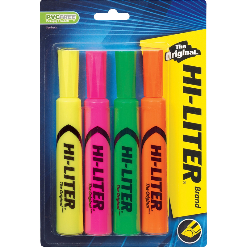 Hi-Liter Flo 4Pk Highlighters (SKU 10123935292)