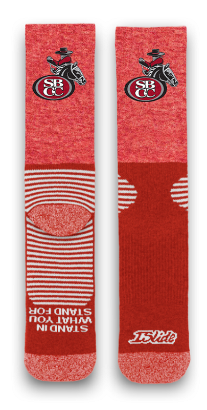 ISLIDE ATHLETIC SOCK OVAL ICON RED (SKU 11163879187)