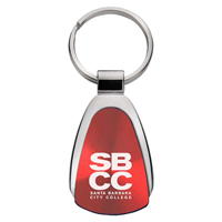 KEYTAG SBCC TEARDROP RED