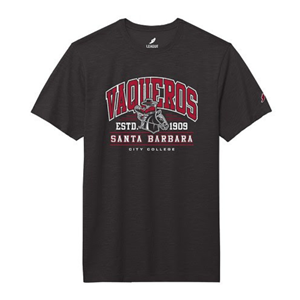 LEAGUE JERSEY SLUB TEE BLACK