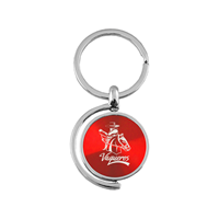 LXG SPINNER RED VAQUERO KEYTAG