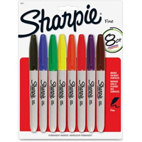 MARKER SHARPIE FINE 8 PK