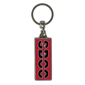 MCM SBCC METAL THIN KEY TAG RED