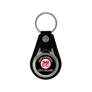 MCM SBCC ROUND LEATHER KEY TAG