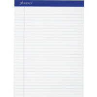 NOTEPAD LEGAL WHITE EA 50 SHEETS