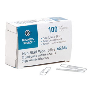 PAPER CLIPS BUSINESS SOURCE 100 CT