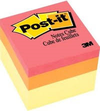 Post-It Note Cube 2X2