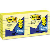 POST-IT NOTE POP-UP REFILL 3x3 RULED