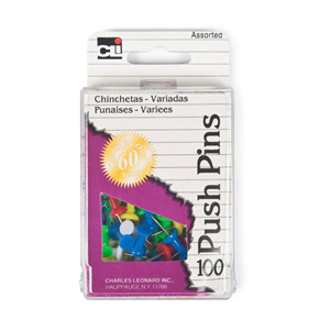 PUSH PINS 100PK