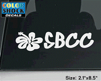 Sbcc Hibiscus Decal