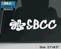 SBCC HIBISCUS DECAL