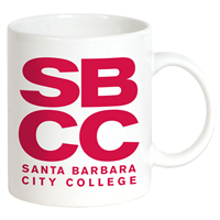 SBCC STACK LOGO MUG RED ON WHITE