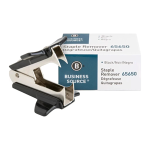 STAPLE REMOVER BUSINESS SOURCE BLACK