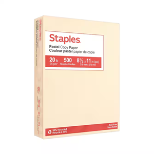 COPY PAPER COLORS STAPLES