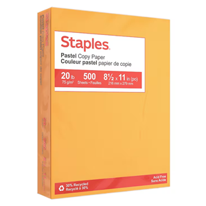 COPY PAPER COLORS STAPLES